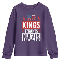American Democracy Youth Sweatshirt No Kings No Tyrants No Nazis