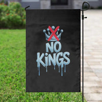 No Kings Abolish ICE Garden Flag Anti Authoritarian Protest