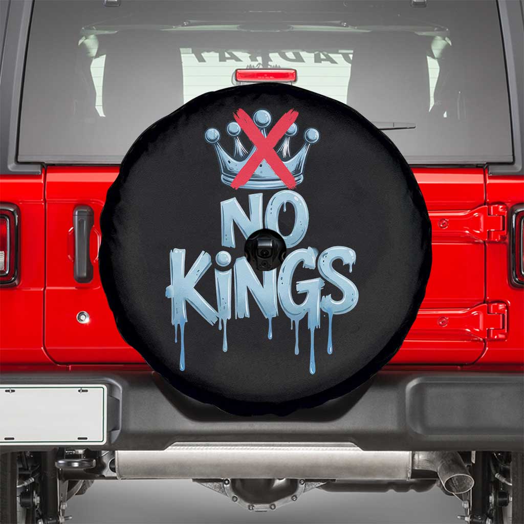 No Kings Abolish ICE Spare Tire Cover Anti Authoritarian Protest