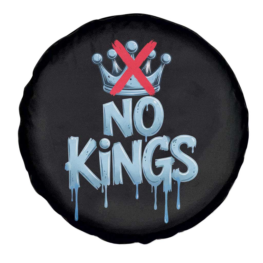 No Kings Abolish ICE Spare Tire Cover Anti Authoritarian Protest