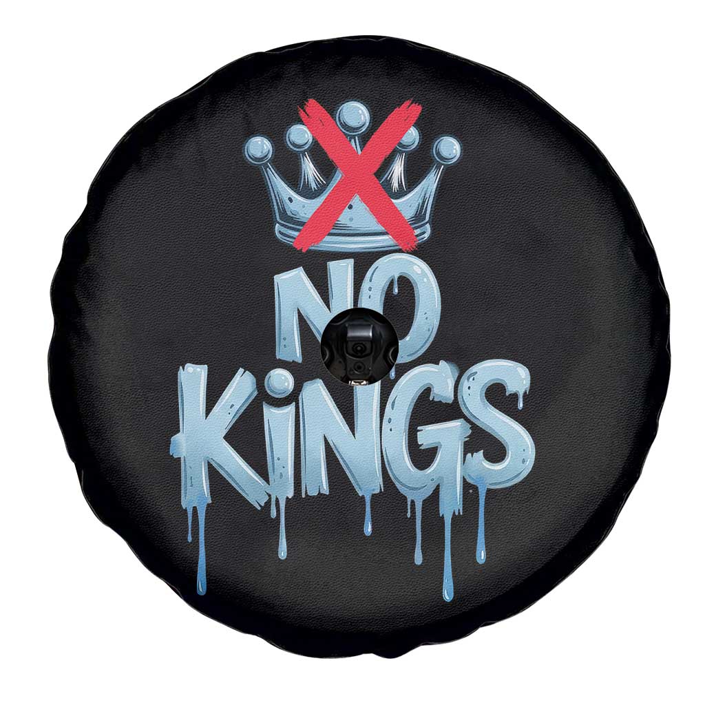 No Kings Abolish ICE Spare Tire Cover Anti Authoritarian Protest