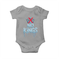 No Kings Abolish ICE Baby Onesie Anti Authoritarian Protest