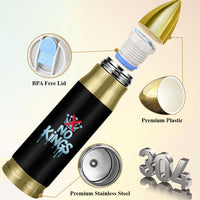 No Kings Abolish ICE Bullet Tumbler Anti Authoritarian Protest