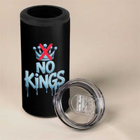 No Kings Abolish ICE 4 in 1 Can Cooler Tumbler Anti Authoritarian Protest