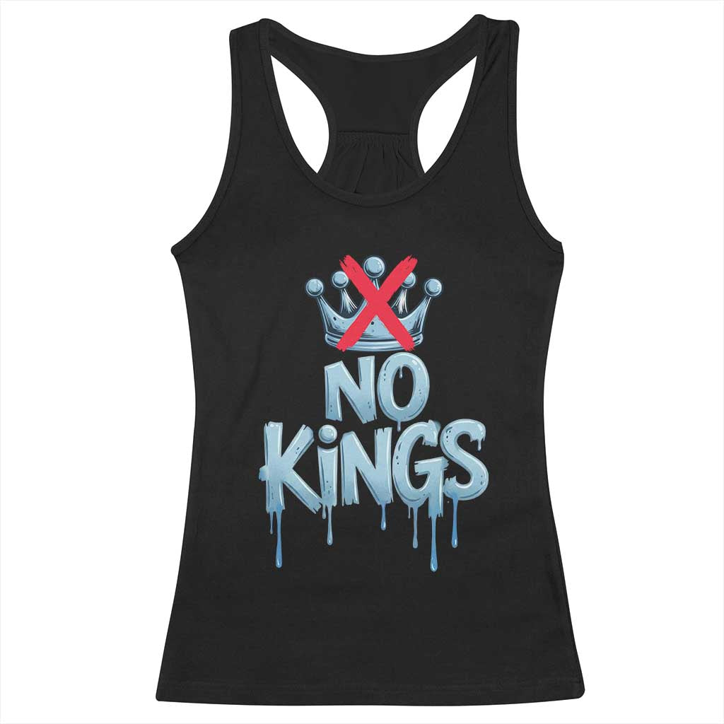 No Kings Abolish ICE Racerback Tank Top Anti Authoritarian Protest