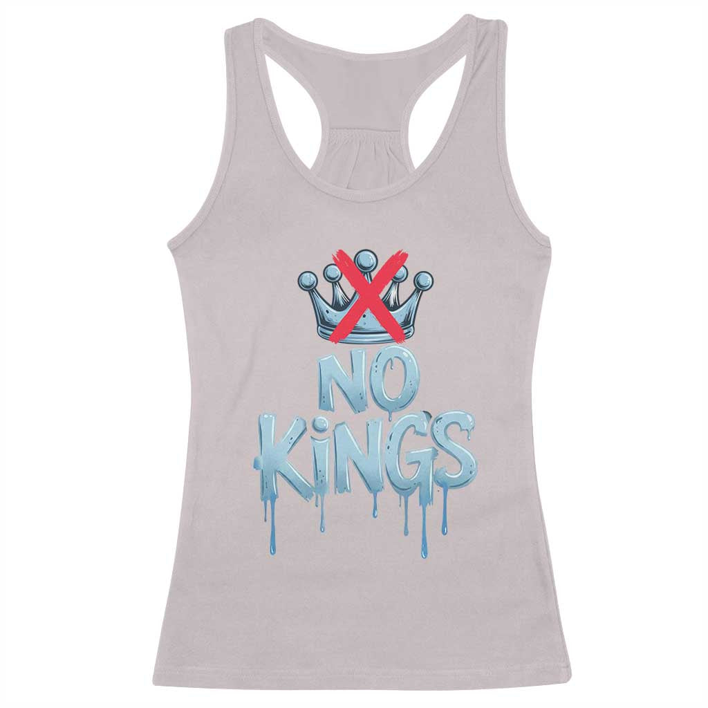 No Kings Abolish ICE Racerback Tank Top Anti Authoritarian Protest