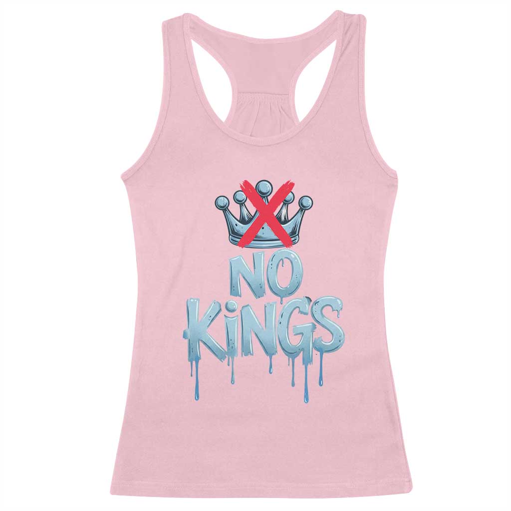 No Kings Abolish ICE Racerback Tank Top Anti Authoritarian Protest