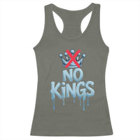 No Kings Abolish ICE Racerback Tank Top Anti Authoritarian Protest