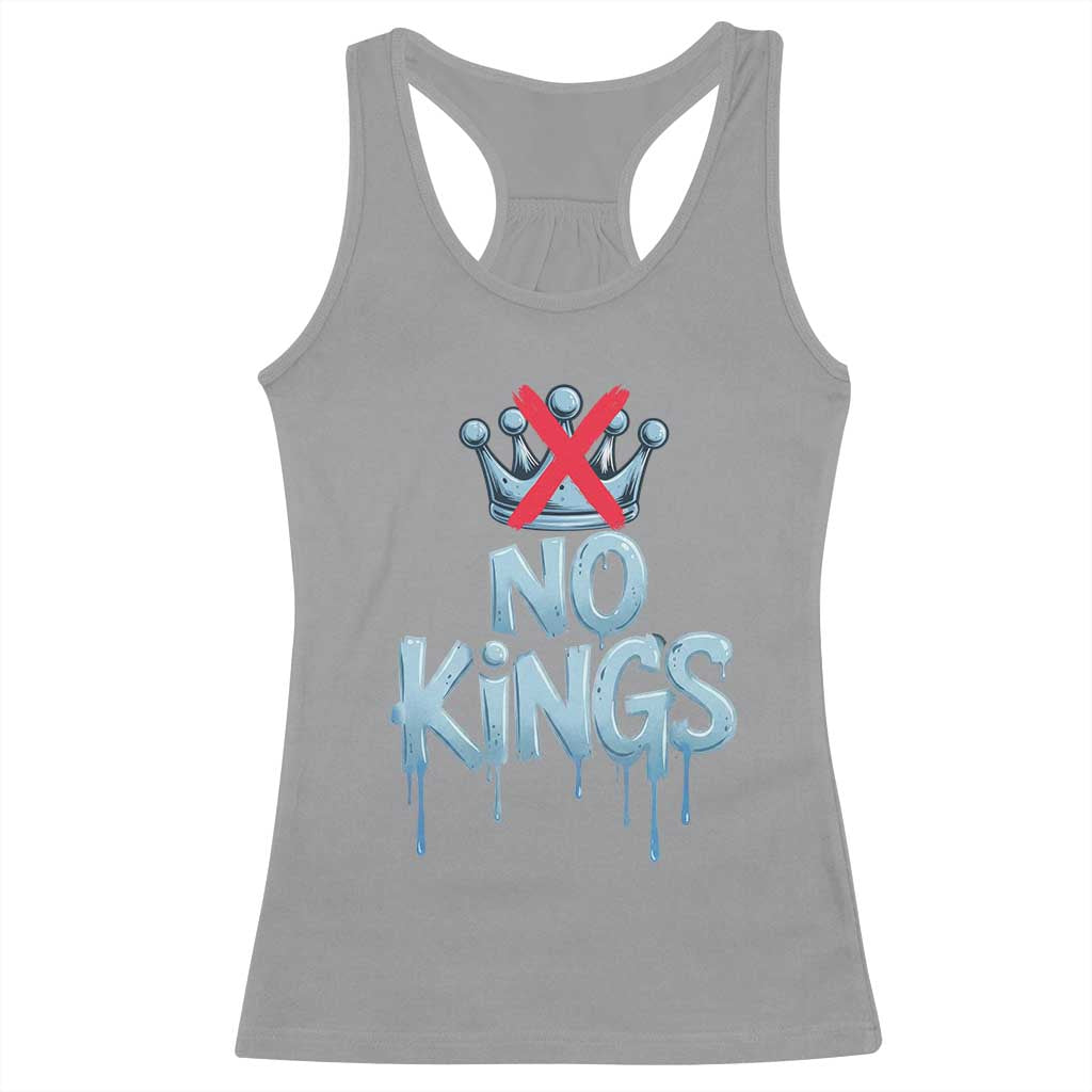 No Kings Abolish ICE Racerback Tank Top Anti Authoritarian Protest