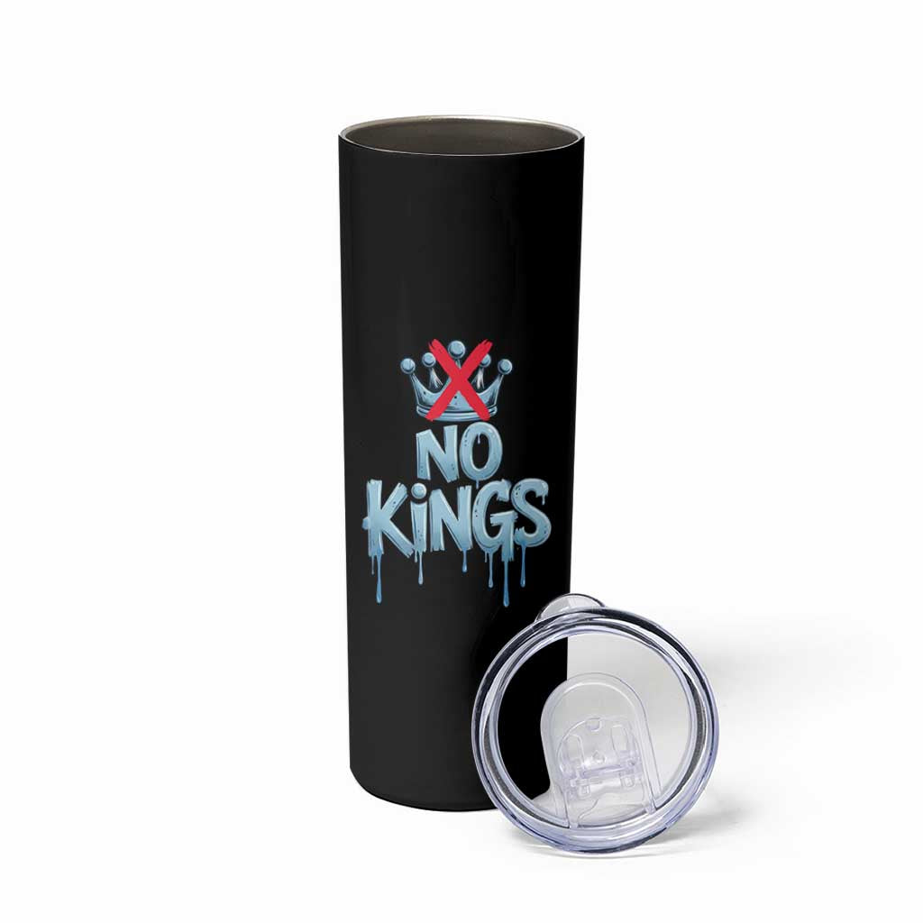 No Kings Abolish ICE Skinny Tumbler Anti Authoritarian Protest