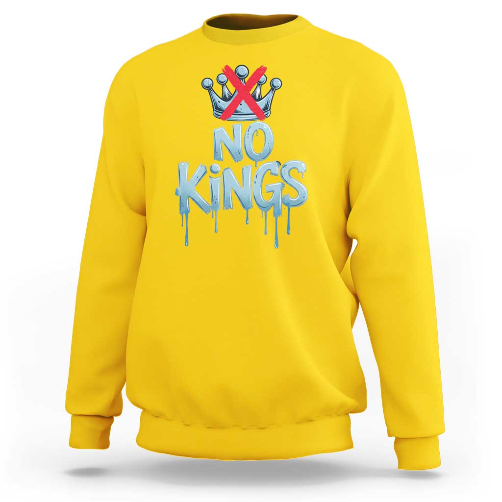 No Kings Abolish ICE Sweatshirt Anti Authoritarian Protest