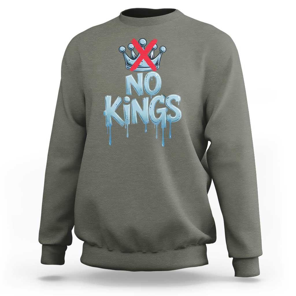 No Kings Abolish ICE Sweatshirt Anti Authoritarian Protest
