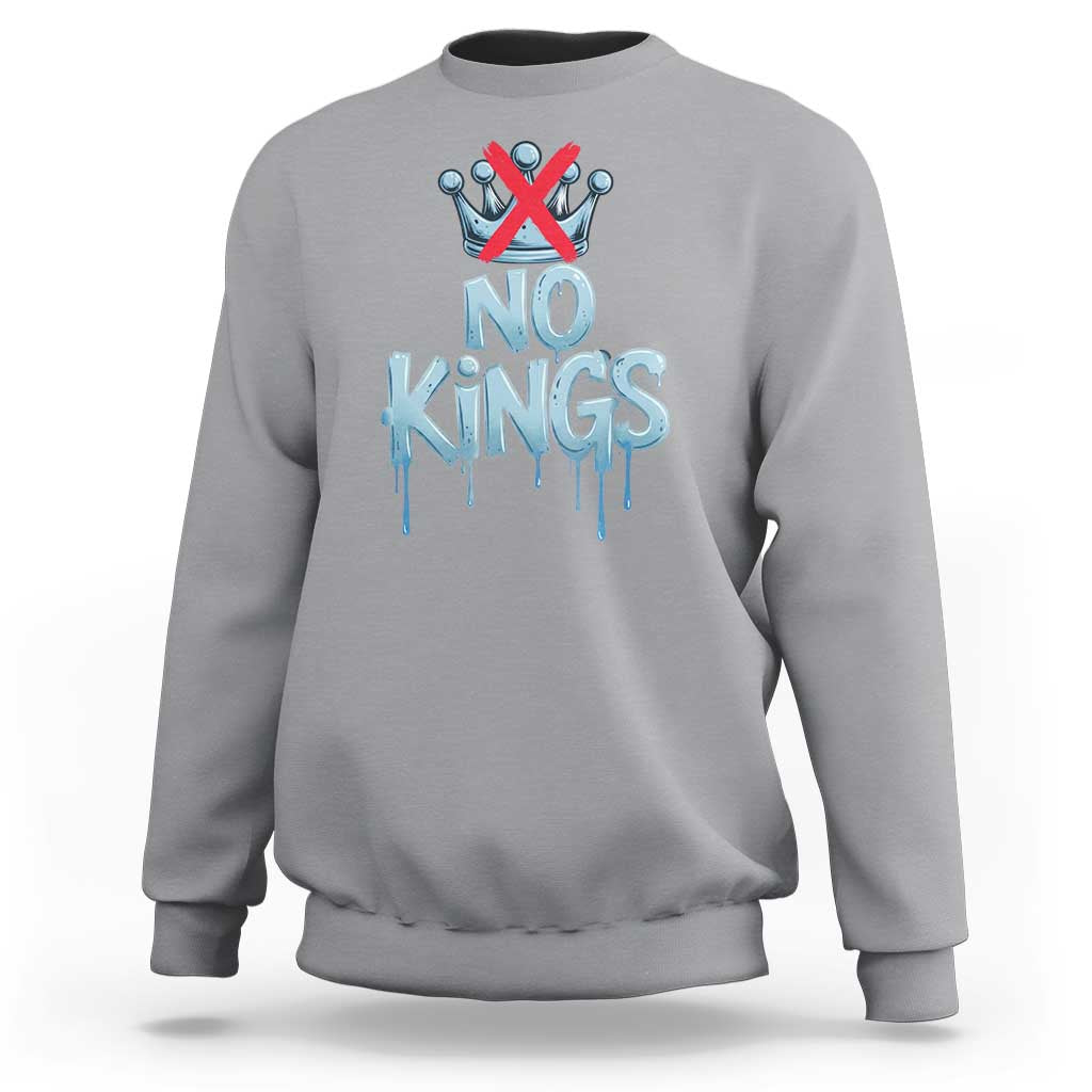 No Kings Abolish ICE Sweatshirt Anti Authoritarian Protest