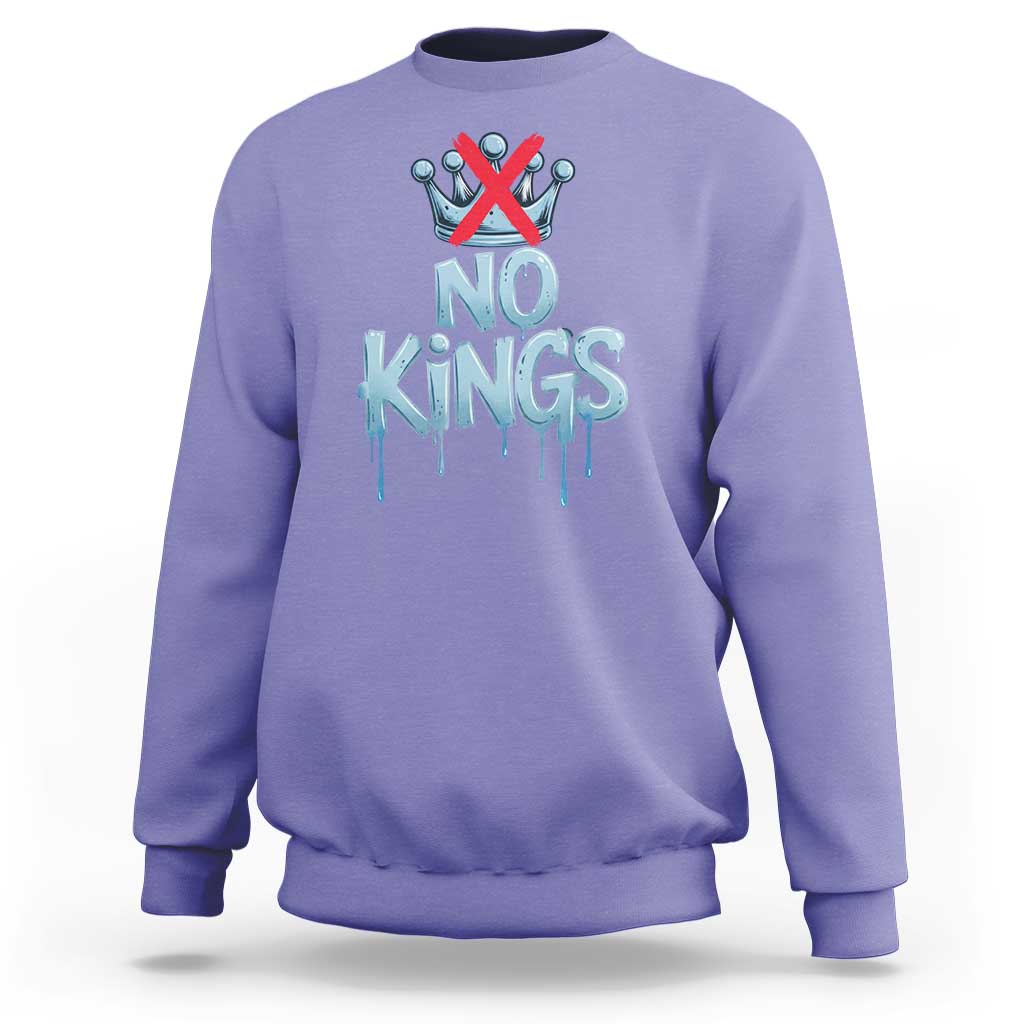 No Kings Abolish ICE Sweatshirt Anti Authoritarian Protest