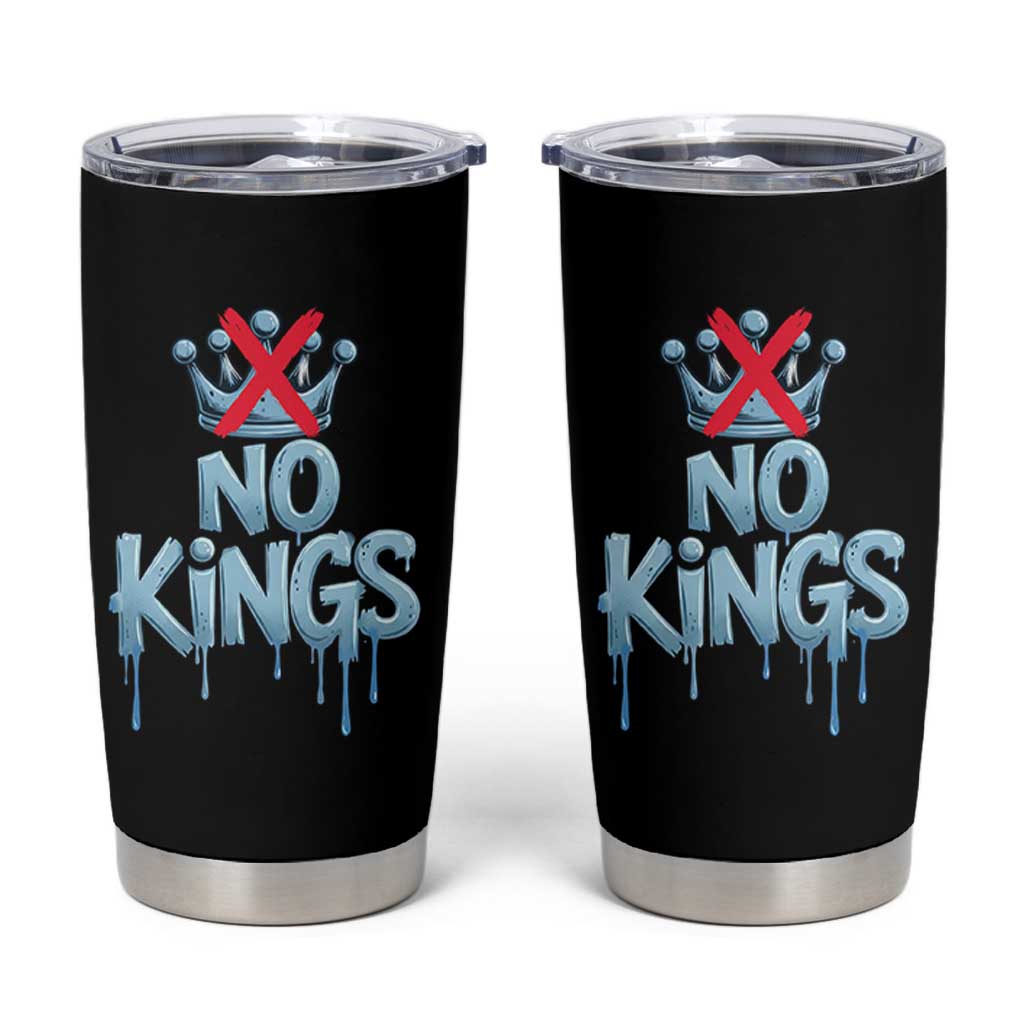No Kings Abolish ICE Tumbler Cup Anti Authoritarian Protest