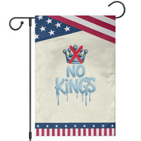 No Kings Abolish ICE Garden Flag Anti Authoritarian Protest