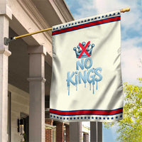 No Kings Abolish ICE Garden Flag Anti Authoritarian Protest