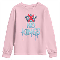 No Kings Abolish ICE Youth Sweatshirt Anti Authoritarian Protest
