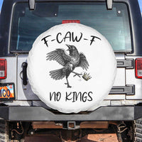 Funny Raven Kicking Crown No Kings Spare Tire Cover F Caw F