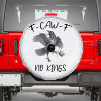 Funny Raven Kicking Crown No Kings Spare Tire Cover F Caw F