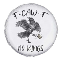 Funny Raven Kicking Crown No Kings Spare Tire Cover F Caw F