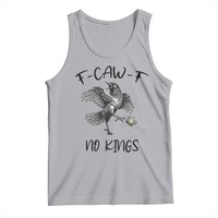 Funny Raven Kicking Crown No Kings Tank Top F Caw F