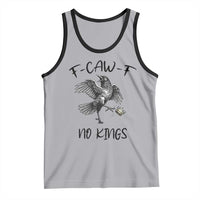 Funny Raven Kicking Crown No Kings Tank Top F Caw F