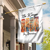 No Kings In America Garden Flag American Anti Authoritarian Protest