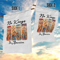 No Kings In America Garden Flag American Anti Authoritarian Protest