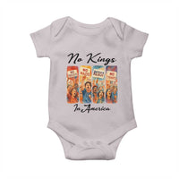 No Kings In America Baby Onesie American Anti Authoritarian Protest
