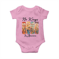 No Kings In America Baby Onesie American Anti Authoritarian Protest