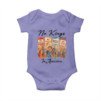 No Kings In America Baby Onesie American Anti Authoritarian Protest