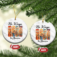 No Kings In America Ceramic Ornament American Anti Authoritarian Protest