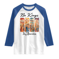 No Kings In America Raglan Shirt American Anti Authoritarian Protest