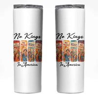 No Kings In America Skinny Tumbler American Anti Authoritarian Protest