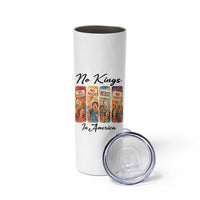 No Kings In America Skinny Tumbler American Anti Authoritarian Protest