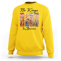 No Kings In America Sweatshirt American Anti Authoritarian Protest