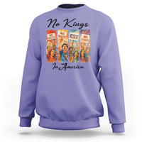 No Kings In America Sweatshirt American Anti Authoritarian Protest