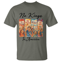No Kings In America T Shirt American Anti Authoritarian Protest