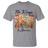 No Kings In America T Shirt American Anti Authoritarian Protest