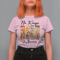 No Kings In America T Shirt For Women American Anti Authoritarian Protest
