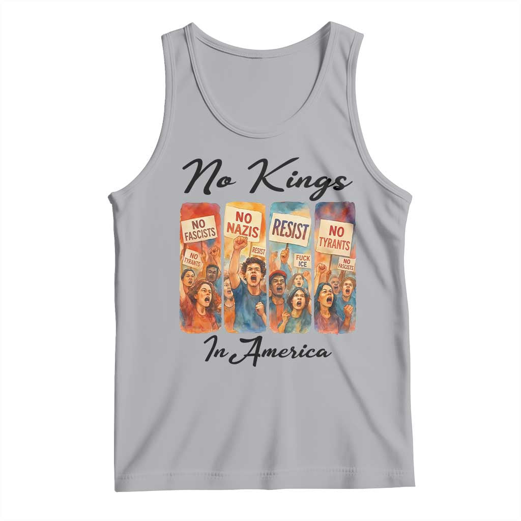 No Kings In America Tank Top American Anti Authoritarian Protest