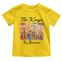 No Kings In America Toddler T Shirt American Anti Authoritarian Protest