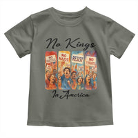 No Kings In America Toddler T Shirt American Anti Authoritarian Protest