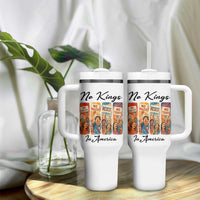 No Kings In America Tumbler With Handle American Anti Authoritarian Protest