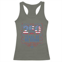 250 Years Of No Kings Racerback Tank Top American Freedom Protest