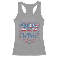 250 Years Of No Kings Racerback Tank Top American Freedom Protest