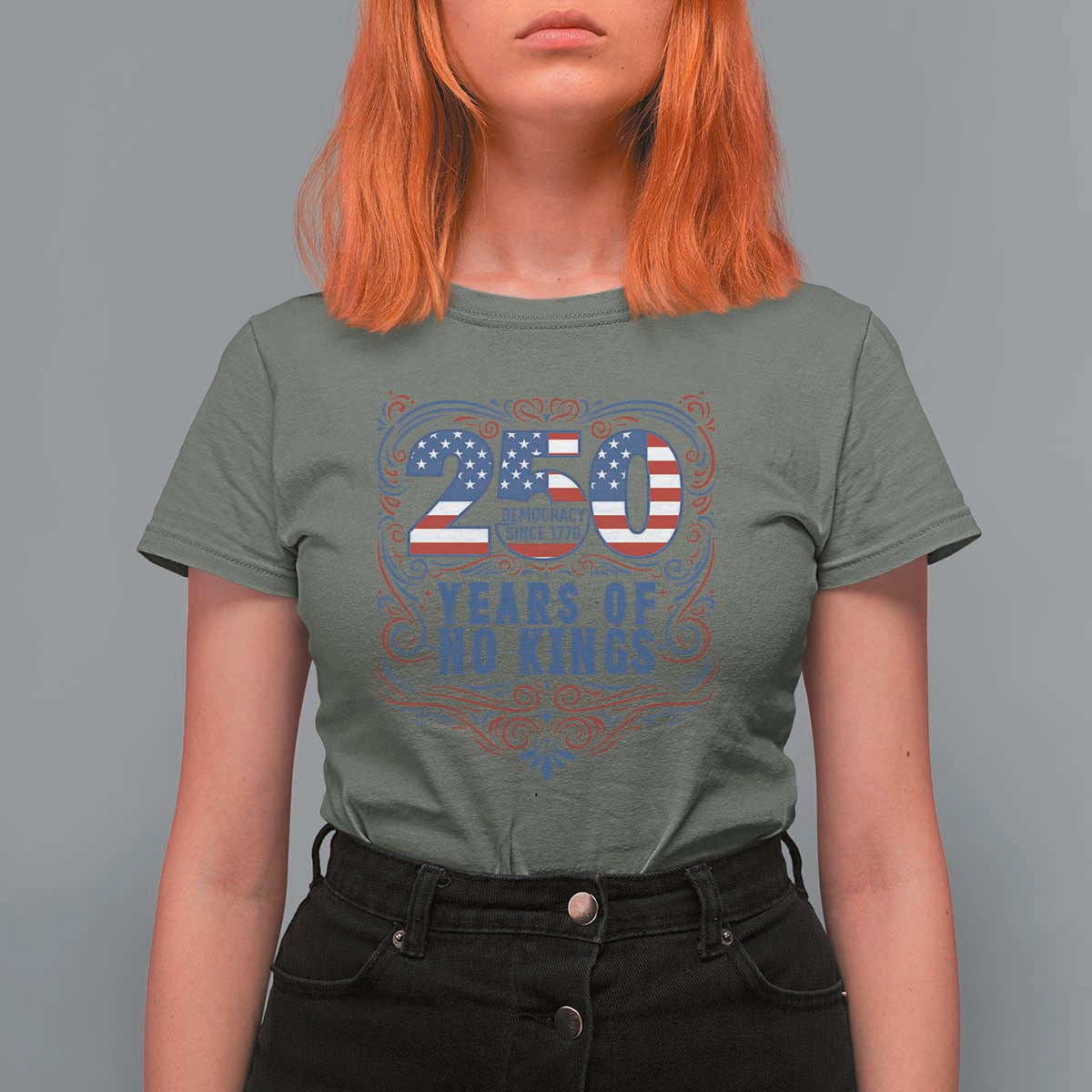 250 Years Of No Kings T Shirt For Women American Freedom Protest