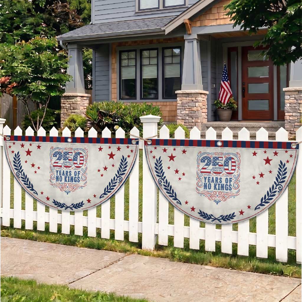 250 Years Of No Kings Patriotic Fan Flag American Freedom Protest