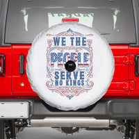We The People Serve No Kings Spare Tire Cover American Patriot Freedom Gift